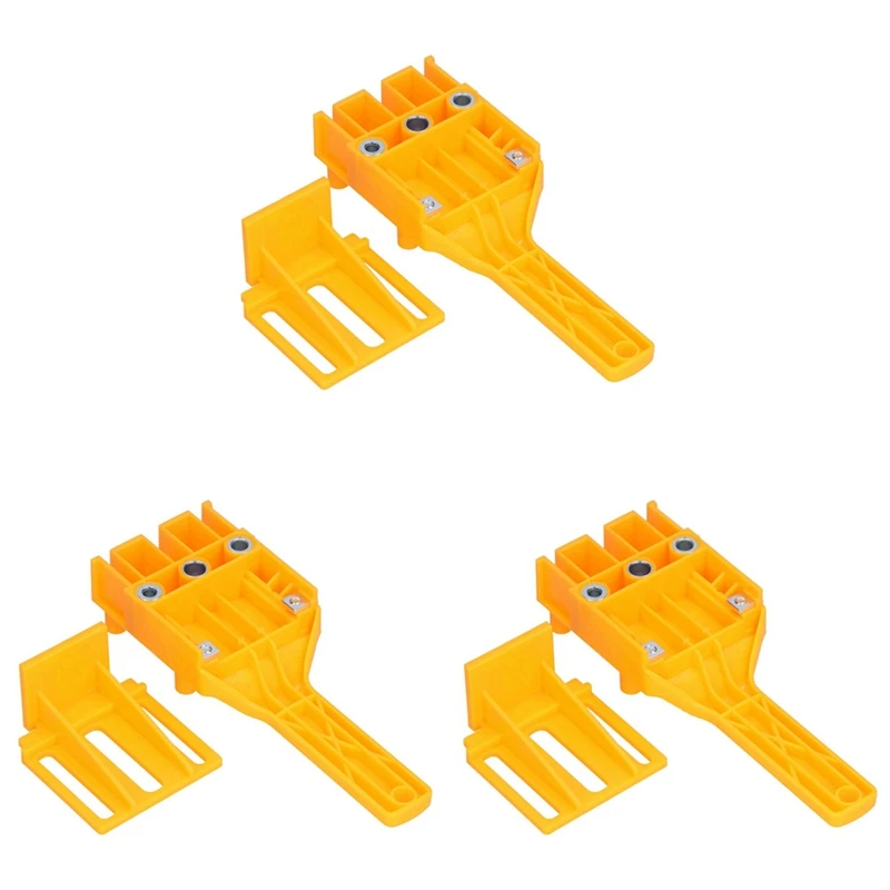 

ABPQ-3 наборы позиционирующих приспособлений для деревообрабатывающих инструментов для сверления отверстий, локаторы для перфорации соединены с деревянными досками