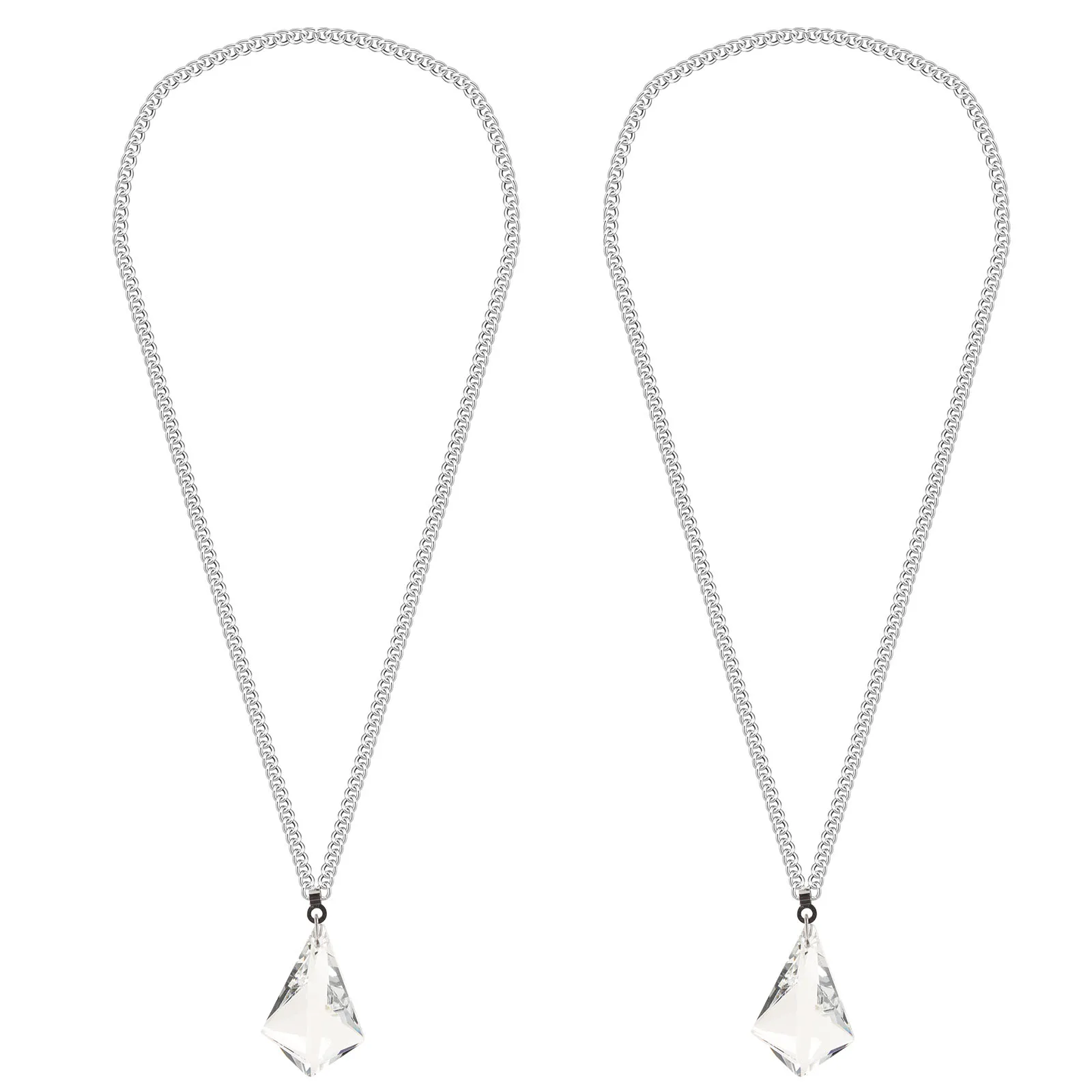 

2Pcs Transparent Bead Ceiling Fan Pull Chain Smooth Surface Replacement Extension Lamp Pulling Chains Fan Chain Extender Lamp