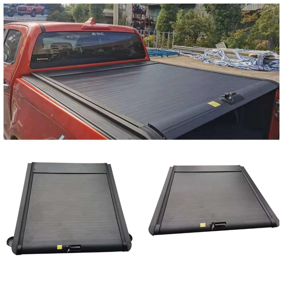 

Wholesale Supply F-150 Pickup Truck Aluminum Alloy Waterproof Manual Retractable Roller Bed Cover