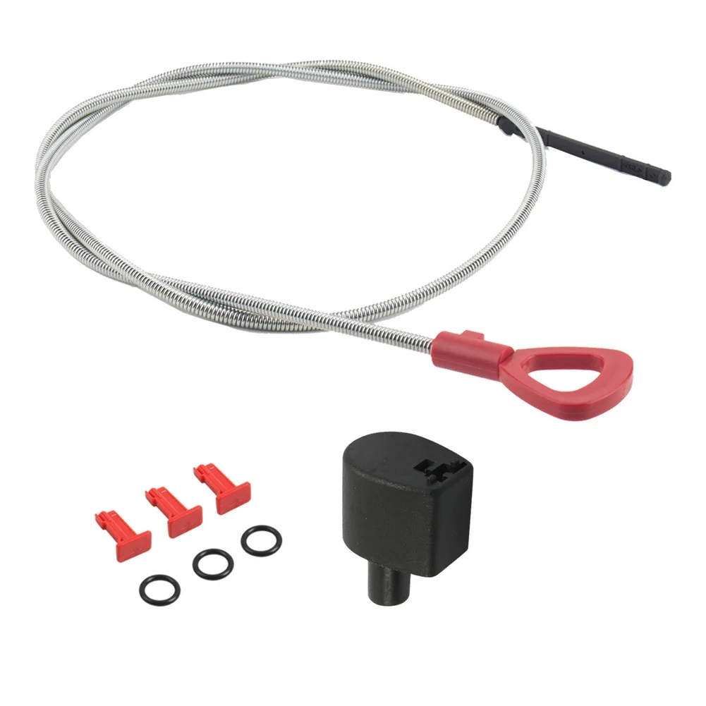 6/7Pcs Oil Dipstick Kit Accessories 140589152100 122cm Transmission Parts Dipstick Cap And Pin For Mercedes 05093746AA