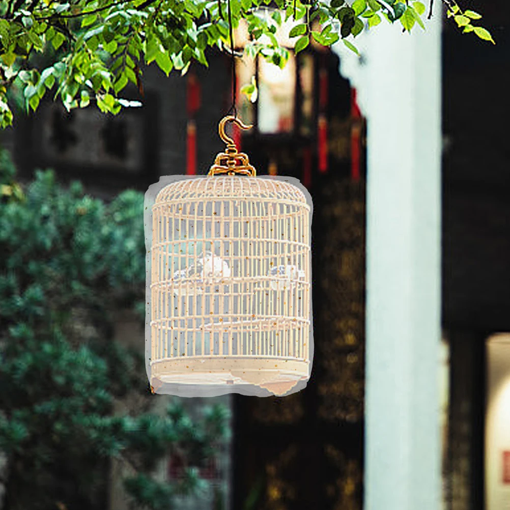 

2pcs Bird Cage Mesh Cover Splash-Proof Dust-Resistant Breathable Net For Parrot Cage Food Catcher Easy Wash Durable Indoor