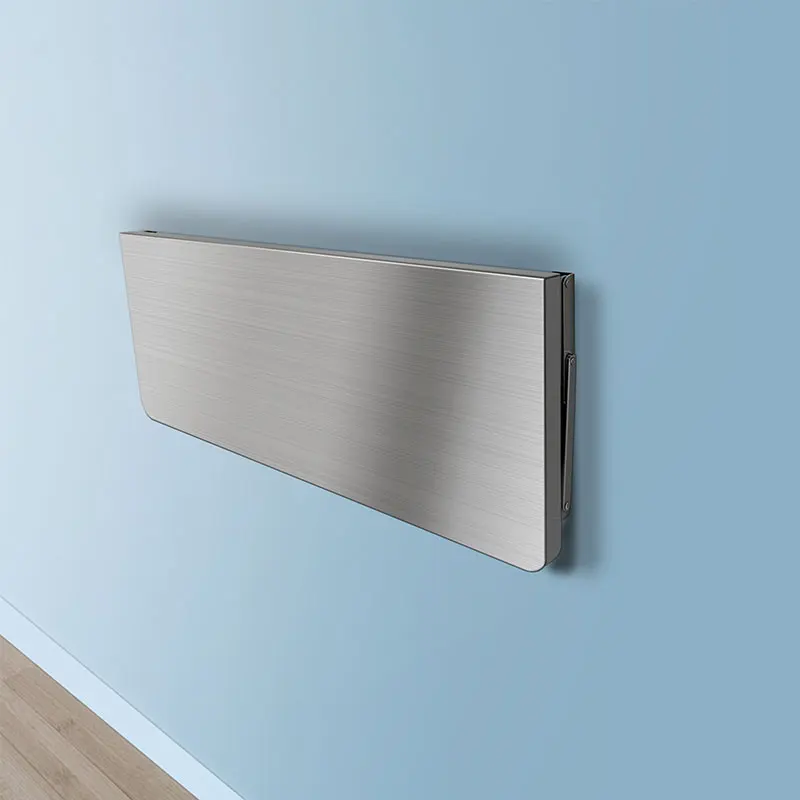 Rounded corner folding table 304 stainless steel custom wall wall hanging load-bearing shelves restaurant kitchen household