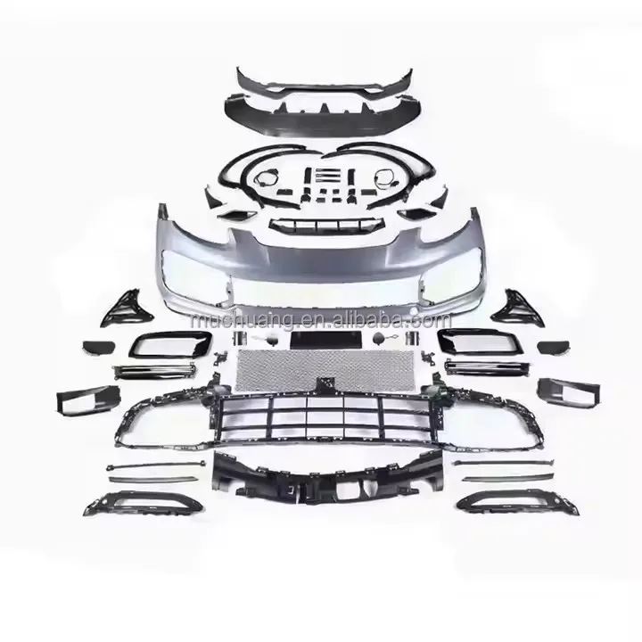 

2011-2014 Por-sche Cayen-ne 958.1 Car Conversion Upgrade Bodykit New 9YA Turbo Front Bumper with Fog Light Cut-Outs