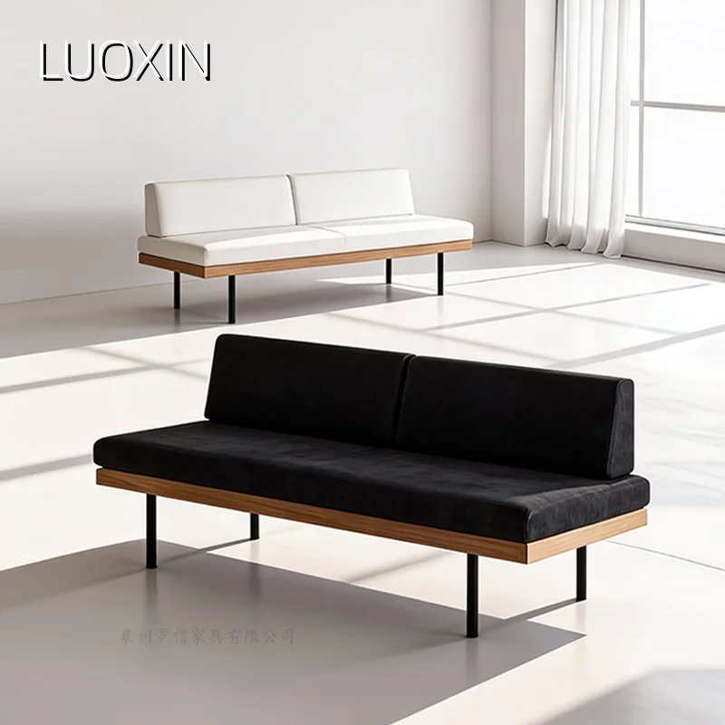 CX simple modern medieval solid wood homestay cafe sofa reception, sofa seat