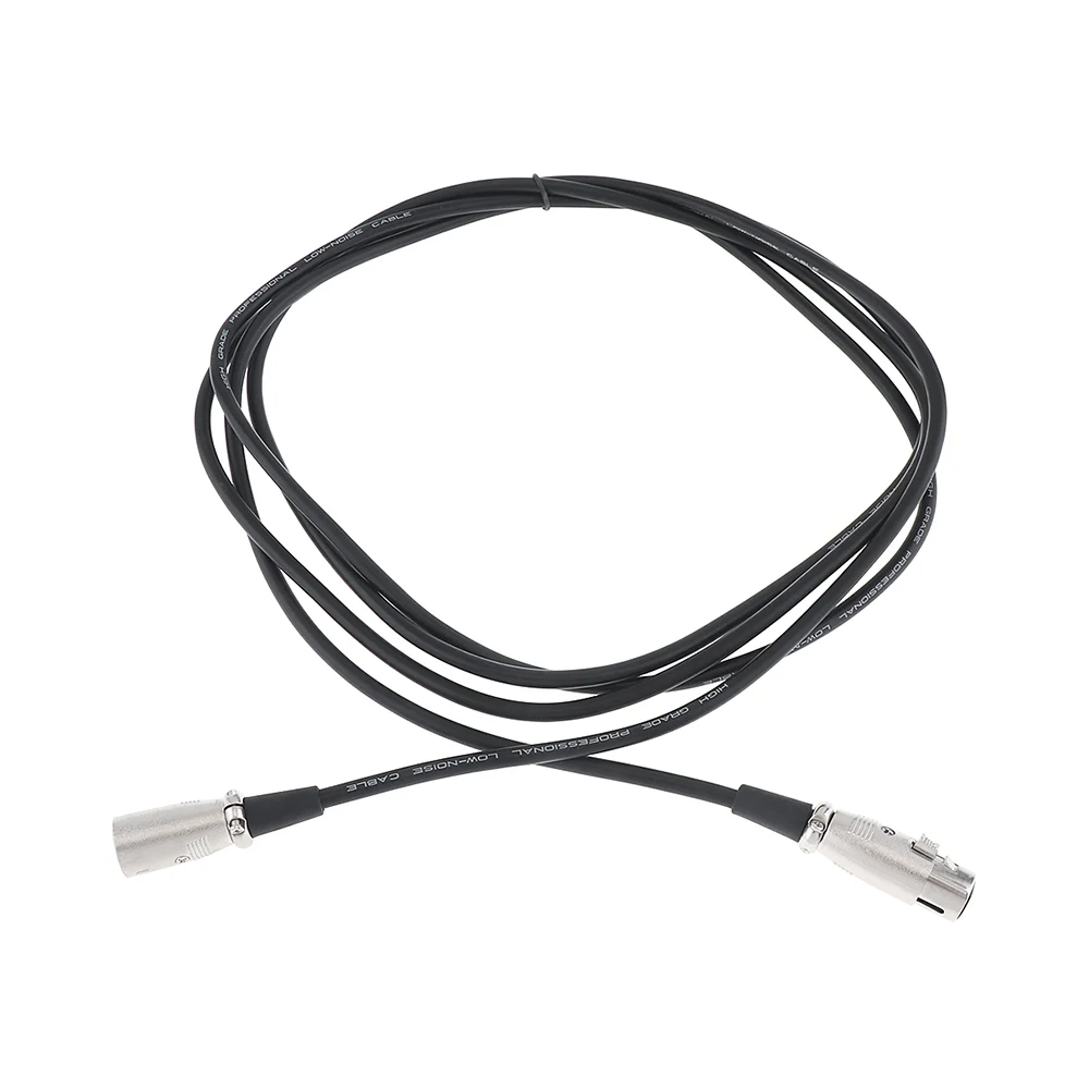 2m 3 Pin XLR maschio a femmina cavo di prolunga per microfono cavi di prolunga Audio cavo linea filo nero per microfoni 6mm
