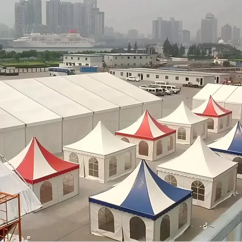 for Custom 20x40m PVC Outdoor Workshop Tent Waterproof Aluminum Frame for Indoor Events Parties Weddings Trade Shows Factory