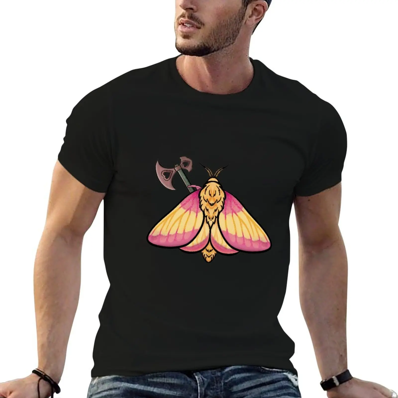 

Dangerous Rosy Maple Moth T-Shirt man t shirt summer t shirts for man cotton T-Shirt