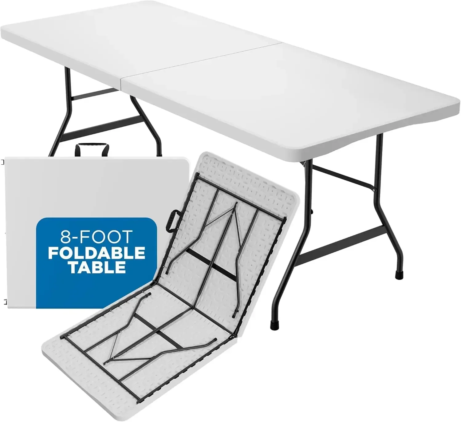 

Folding Table 8-Foot X 30 inch, White Plastic