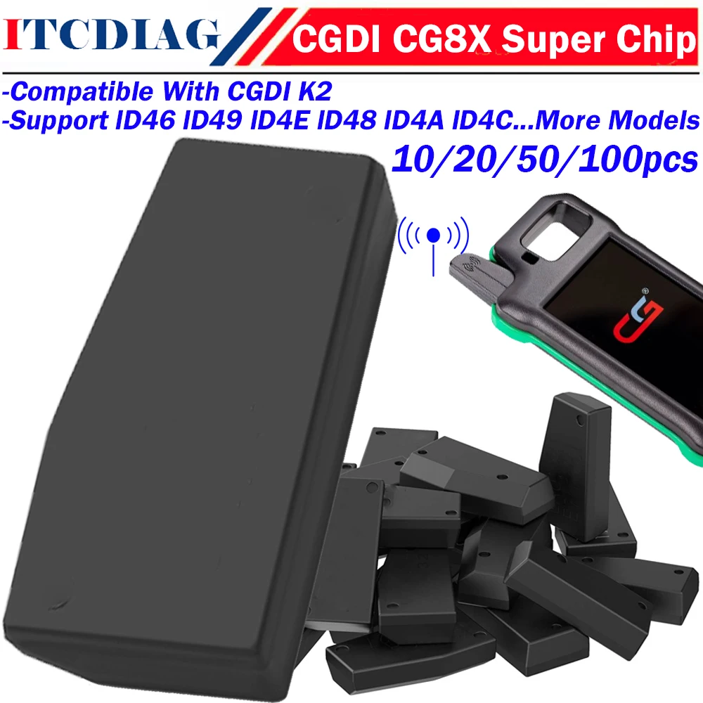 

CGDI CG8X Super Chip Work With CGDI K2 Stability Multi-Type Re-Write Conversion fit lD46 lD7938(ID47) lD49 lD48 lD4C lD4A...
