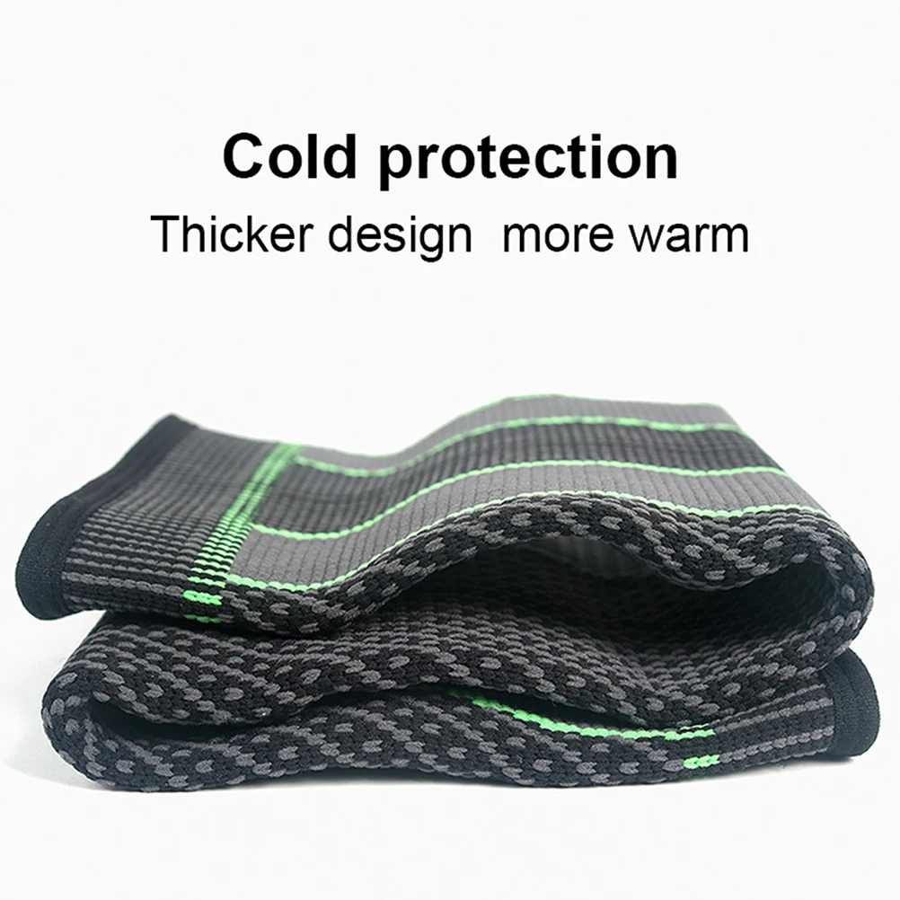 

Nylon Knee Brace for Sports Breathable Fitness Knee Protector Sleeve Supporting Weak Injured Arthritic Knees Reducing Swelling