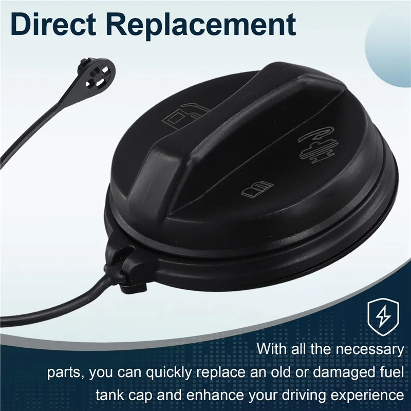 AT92-Car Gas Petrol Tank Cover Inside Fuel Tank Cap 15832215 For  Corvette Cadillac CTS SRX XLR