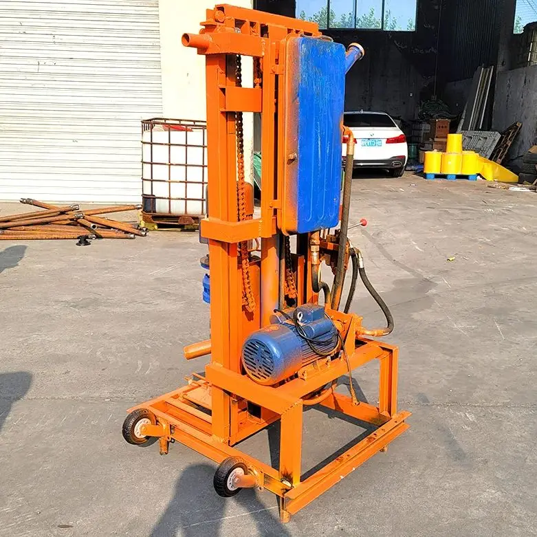 

Customized Lightweight Electric Water Well Drilling Rig Portable Hydraulic Mini Handheld Borehole Machine 100m Hot Sale