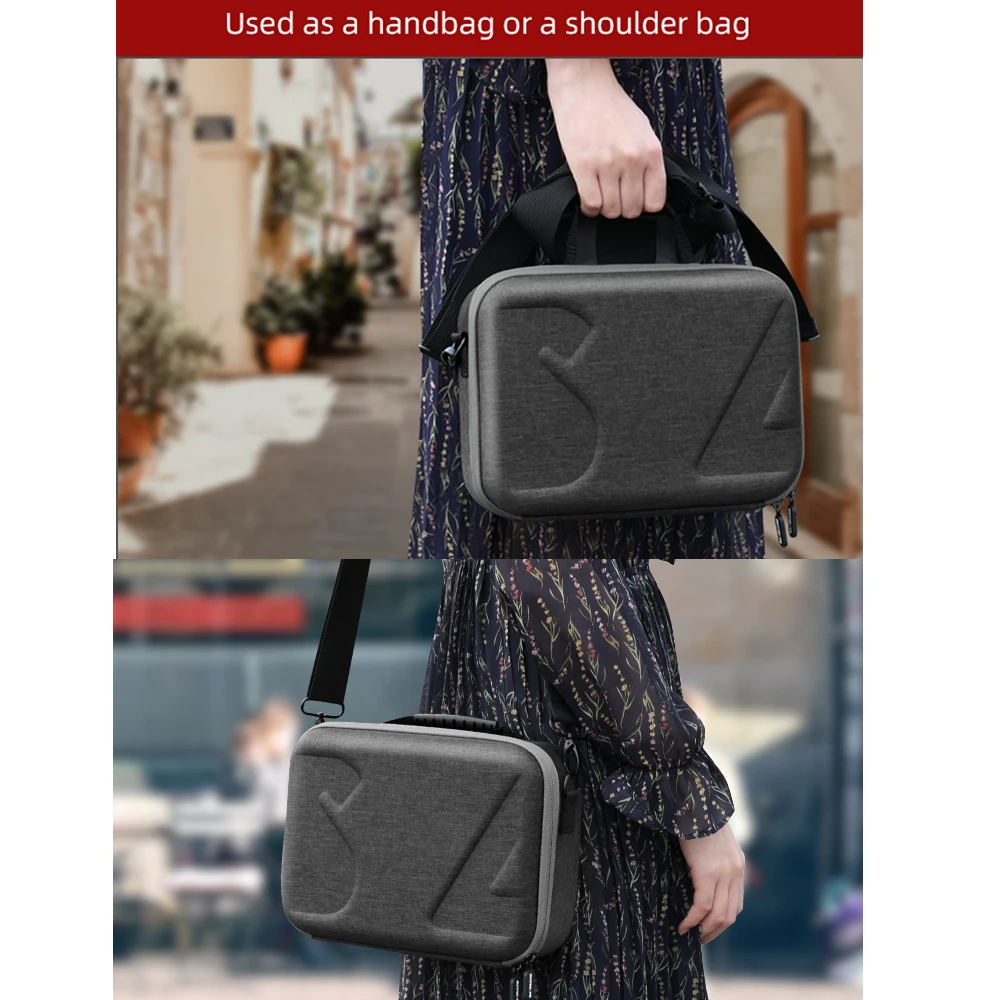 Sunnylife Portable Storage Bag For DJI Mavic Mini 4K/2 SE/2/SE Shoulder Bag Handbag Controller Carrying Case Drone Accessories