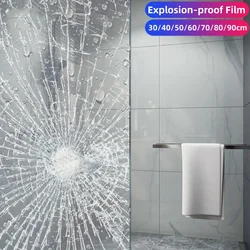 Clear Security Safety Window Film Shatterproof Film Glass Windows Anti Shatter Tempered Glass Film Self Adhesive Tint Sticker