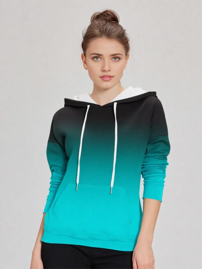 

Fashion Colorful Gradient 3D Printed Hoodies Women's Streetwear Casual Sweatshirts Oversized Pullovers Hoodie Woman Top Clothing