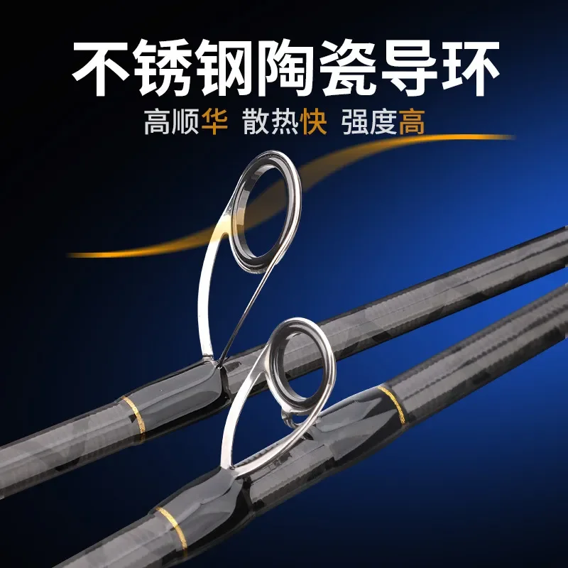 Ultra Light Long Cast Shore Casting Rod Spinning Handle Sea Perch Fishing Rod