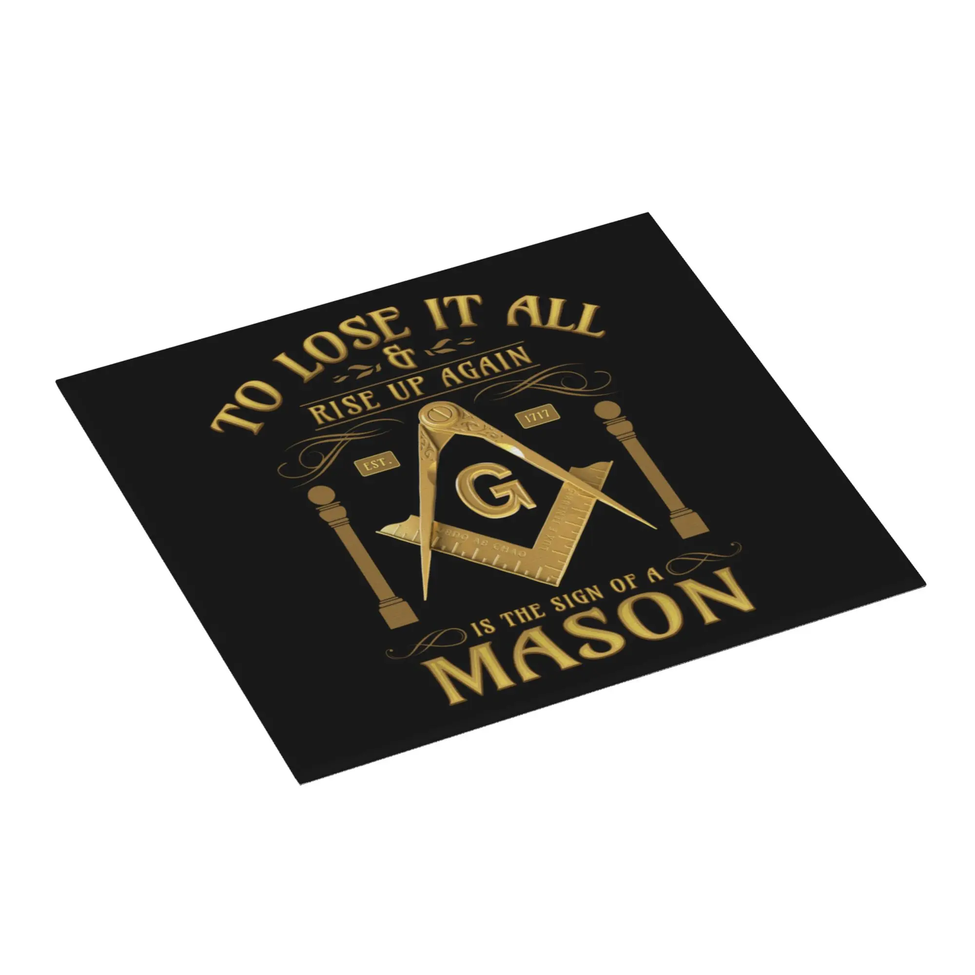 Drying Mat For Kitchen Sign Of A Mason Masonic Freemason Barware Tableware Oil Proof Reusable  Washable Kitchen Sink Drying Pad