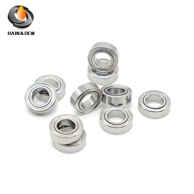 10PCS Stainless Steel SMR137ZZ Bearing 7*13*4 mm ABEC-7 Ball Bearings Shielded SMR137Z SMR137 Z ZZ