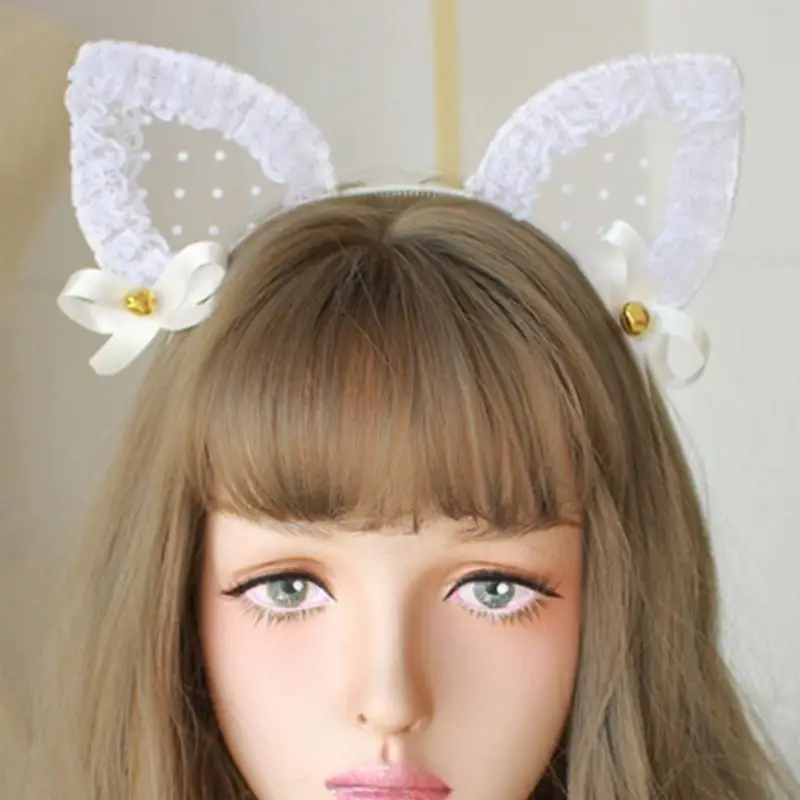39BD Women for Cat Ear Headband Hair Holder Makeup Hairband Birthday Hair Decors