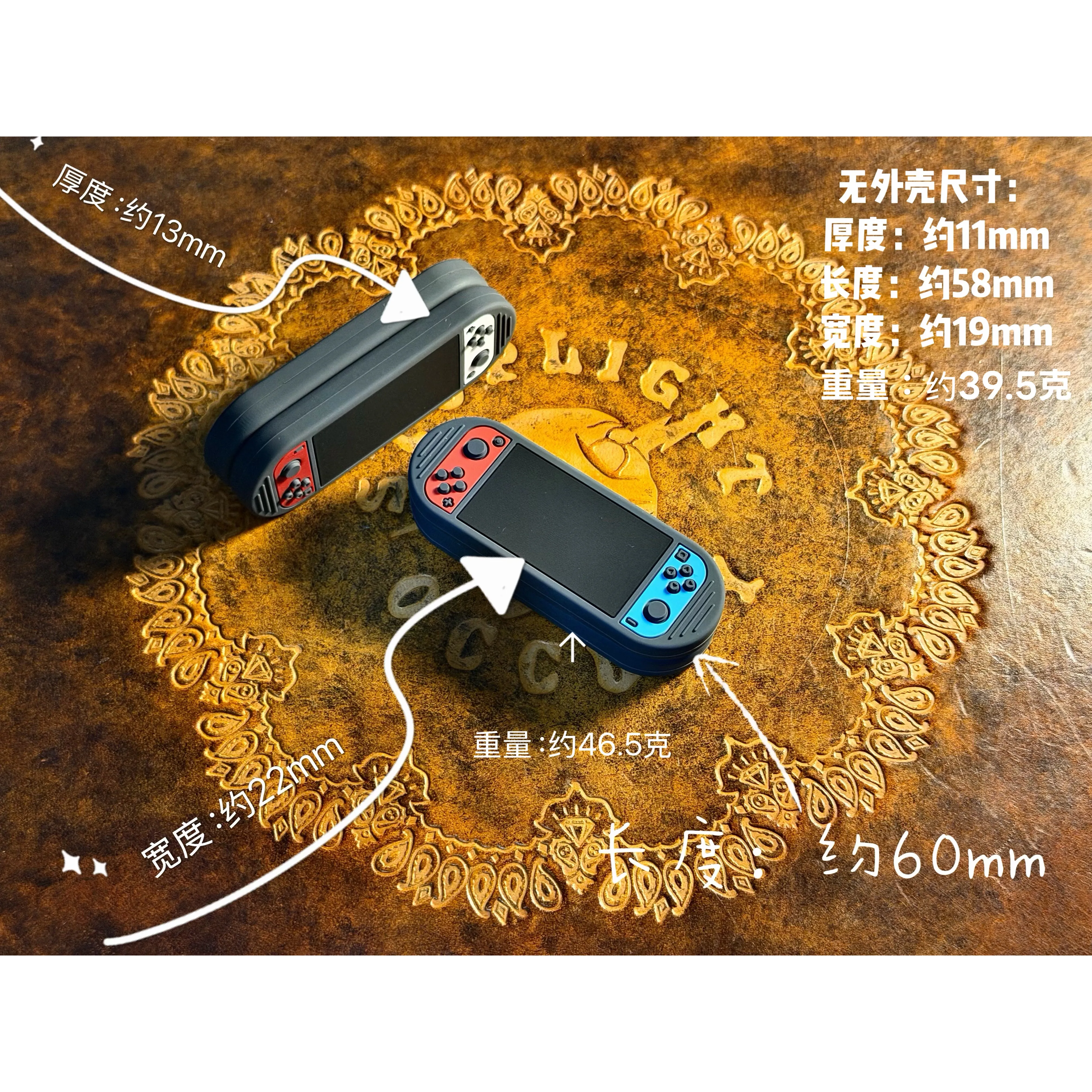 

1pc EDC Decompression Toy - Mini Guantan Card Pushing Game, Old Iron Friends Metal Trendy Toy, Black Tech Finger Fidget