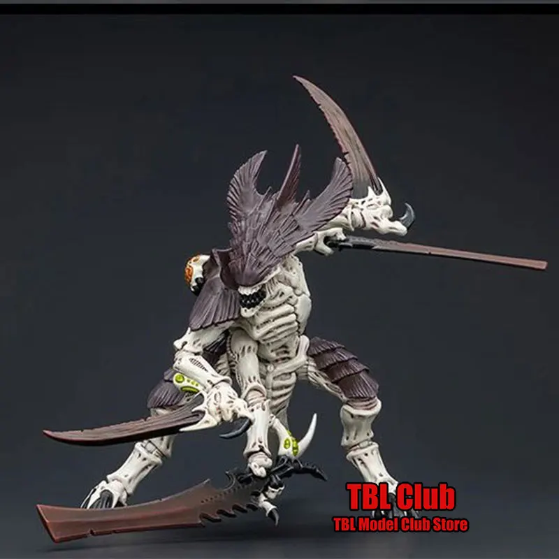 

JOYTOY Warhammer 40K 14.5cm Tyranids Hive Fleet Leviathan Tyranid Warrior with Boneswords 2 Super Movable Action Figure Doll