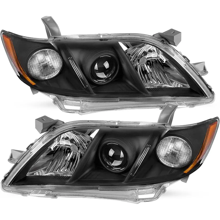 

Projector Headlight Assembly Compatible with 20072009 Camry 4 Door Exclude Hybrid Replacement Headlamp Passenger and Driver Si