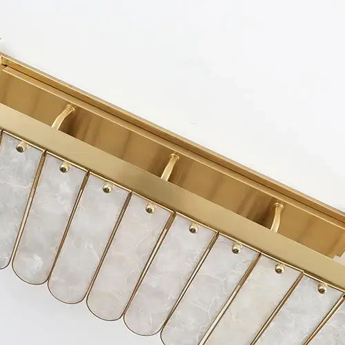 Nordic Shell Wall Light Banheiro Espelho Lâmpada Vaidade Penteadeira Iluminação