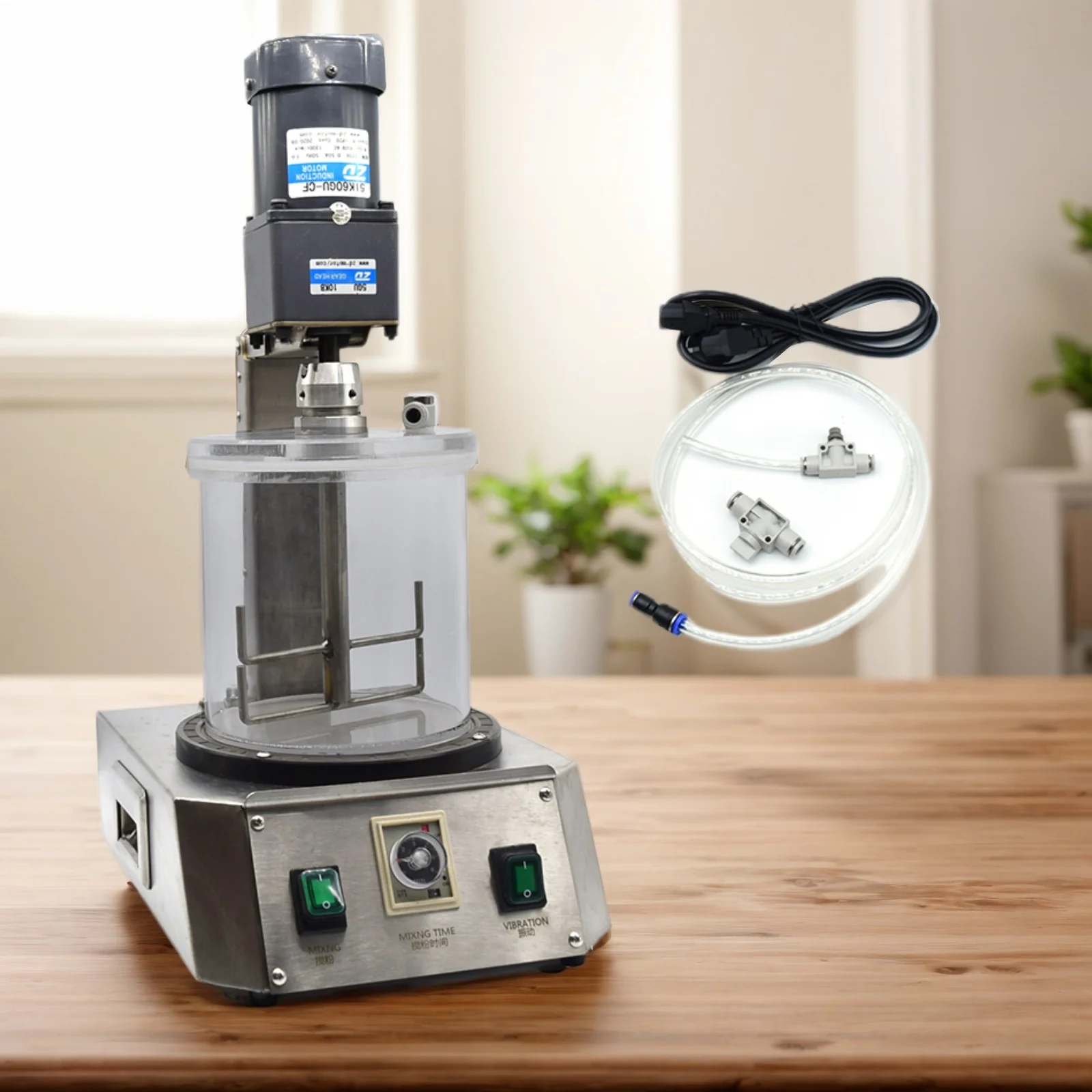 

Kinway Mini Vacuum Mixer For 4"*10" Flask Mixing Machine For Investment Powder Jewelry Casting Mini Jewelry Machinery