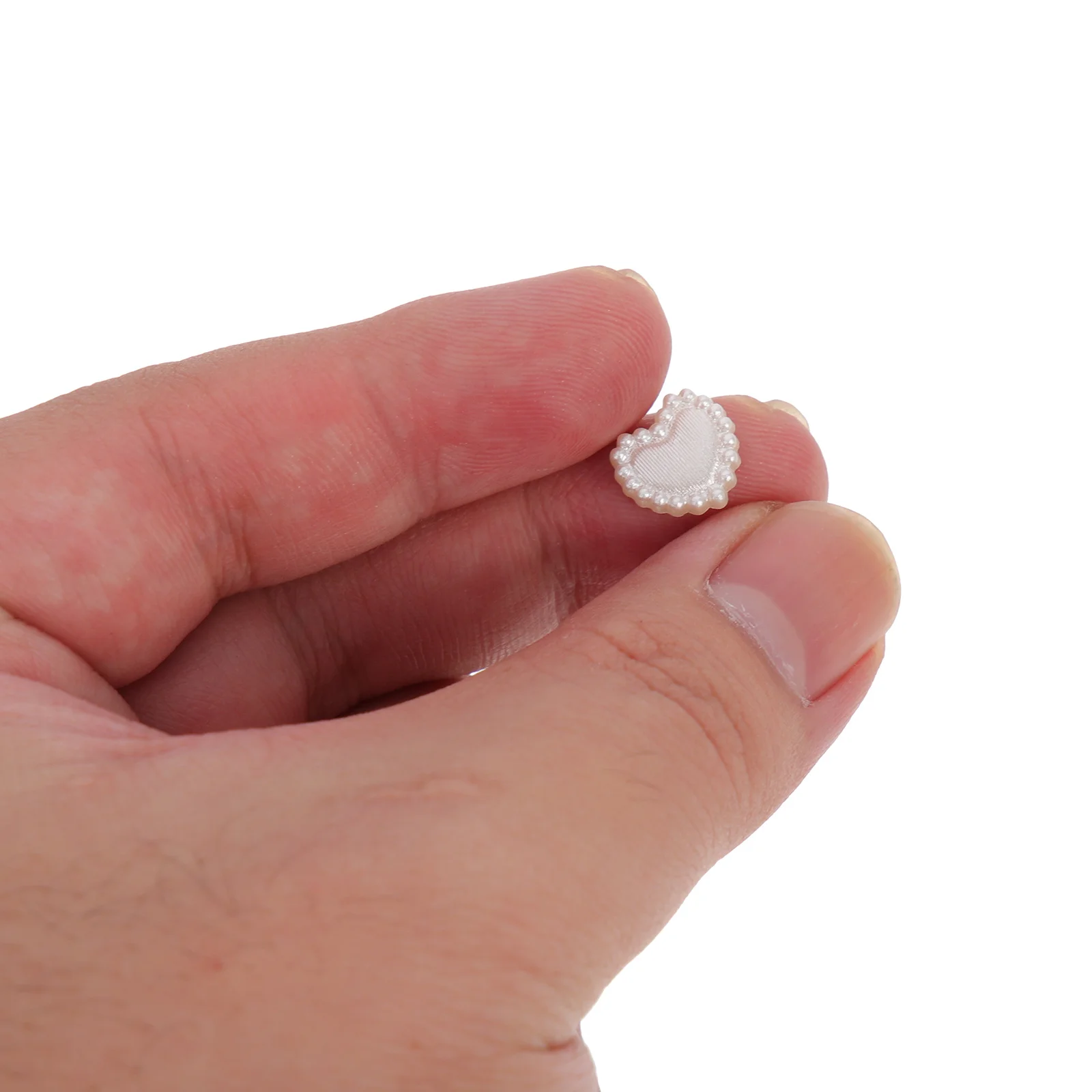 

1Pack Heart Pearl Nail Charms ABS Material Shiny Manicure Decor for DIY Nail Art Women Party Decoration Jewelry Accessories