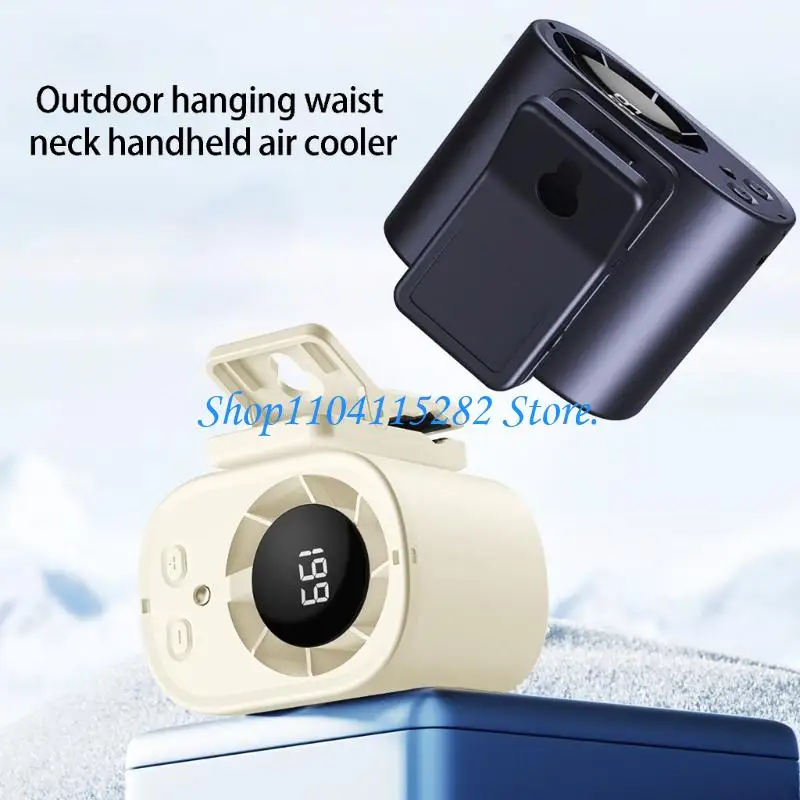  Clip On Fan, Mini USB Rechargeable 360 Rotatable Fan Quiet Motor Bladeless Fan