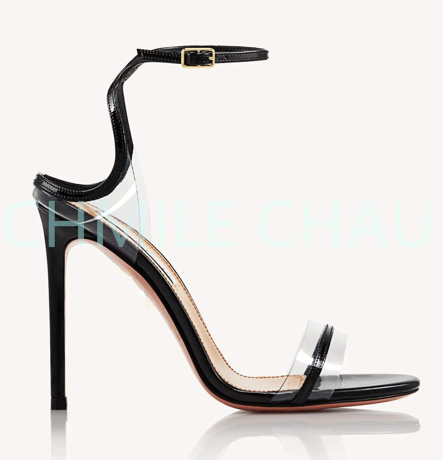 

【Measure your feet length before order】Luxry Designer Women Sandal Stiletto High Heel Sexy Dress Party Plus Size Shoe 64-CHC-30