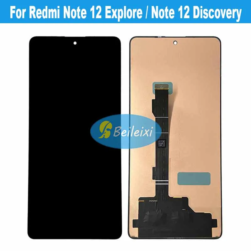 For Redmi Note 12 Discovery 22101316UP LCD Display Touch Screen Digitizer Assembly For Redmi Note 12 Explorer 22101316UC