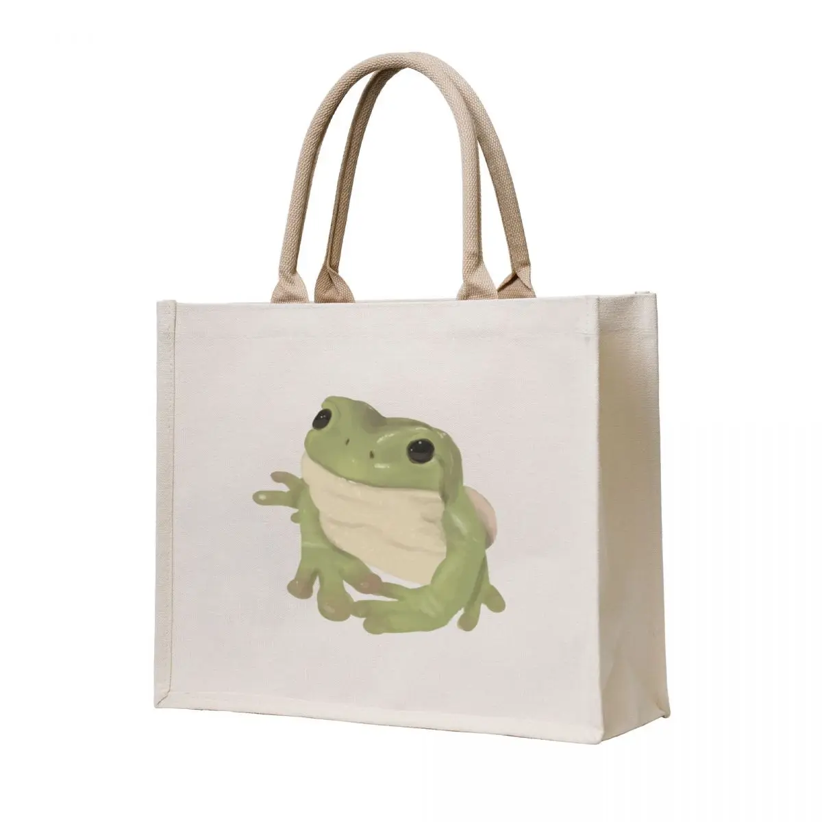 

Cottagecore Frog 2 Tote Bag Women's handbag women bag Women's beach bags tote bag