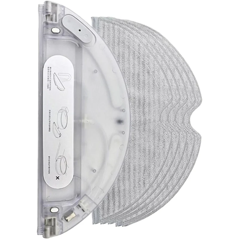 【RECOMMEND】طقم استبدال وسادة تنظيف خزان المياه (6 قطع) لشاومي لـ 1C، Dreame D9، D9max، D9 Pro، L10 Pro، Mova L600 Z500 Rob