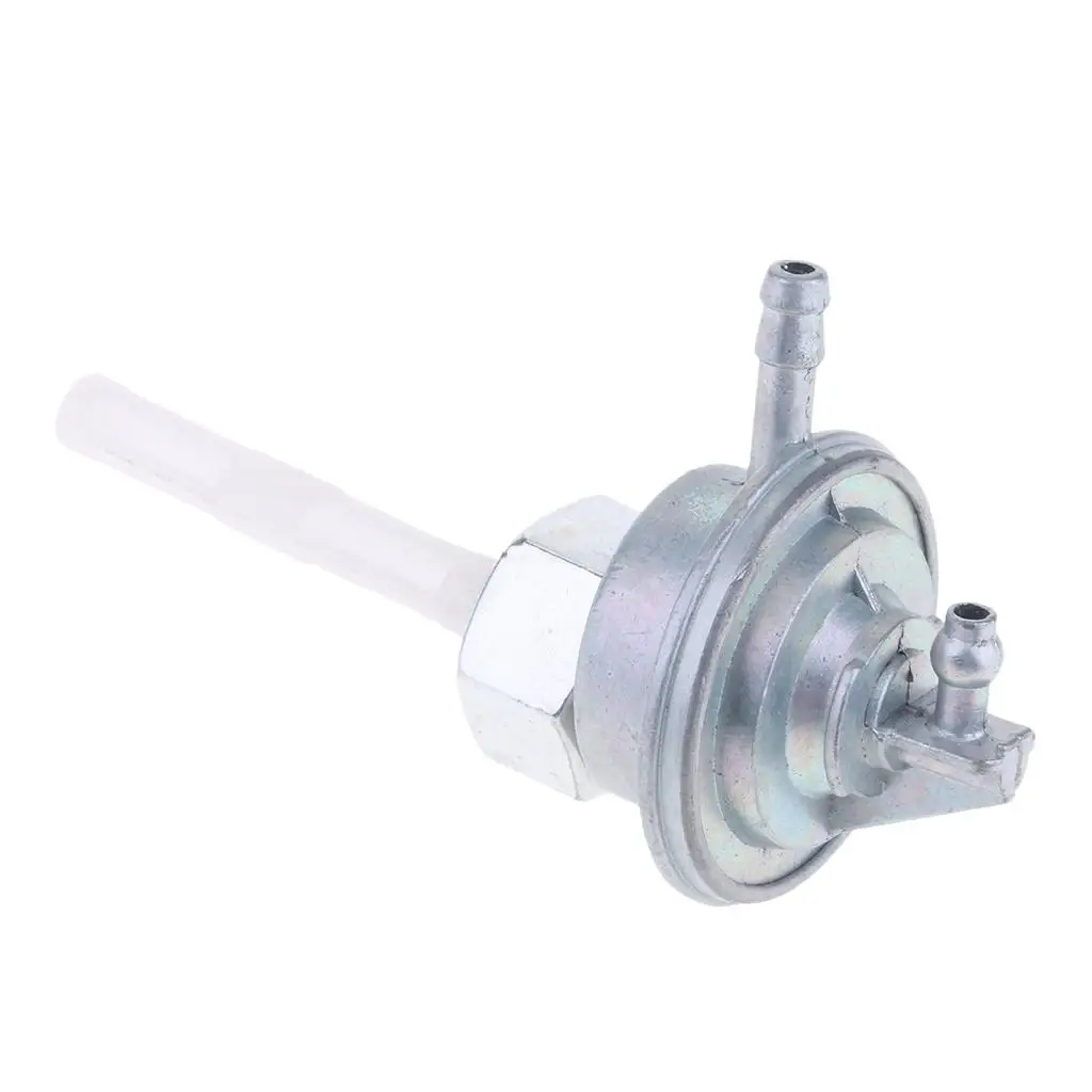 Conjunto de llave de purga de combustible, interruptor de grifo de válvula de combustible de goma de hierro para piezas de patinete Honda CH150 CH80 NQ50 SA50