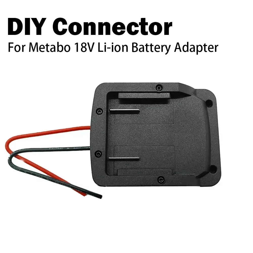 

1 шт. адаптер аккумулятора для Metabo 18 В литий-ионный аккумулятор адаптер DIY выход для док-станции разъем питания аксессуары 12