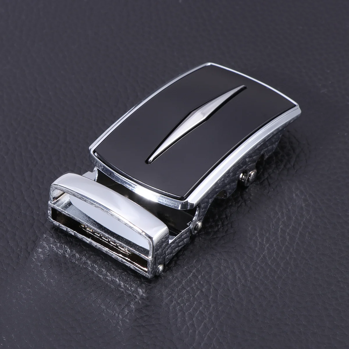 رجال الأعمال سبيكة التلقائي حزام مشبك أسود دائم مقاومة للخدش ل 3.5 سنتيمتر حزام السقاطة أنيق رجالي اللوحة