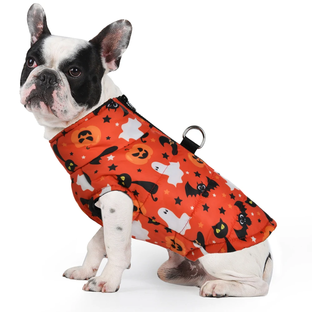 Halloween Dog Jacket Pet Clothes For Small Medium Dogs Cats Festival Cosplay Costume Funny Puppy Coat Two Legged Chihuahua Vest