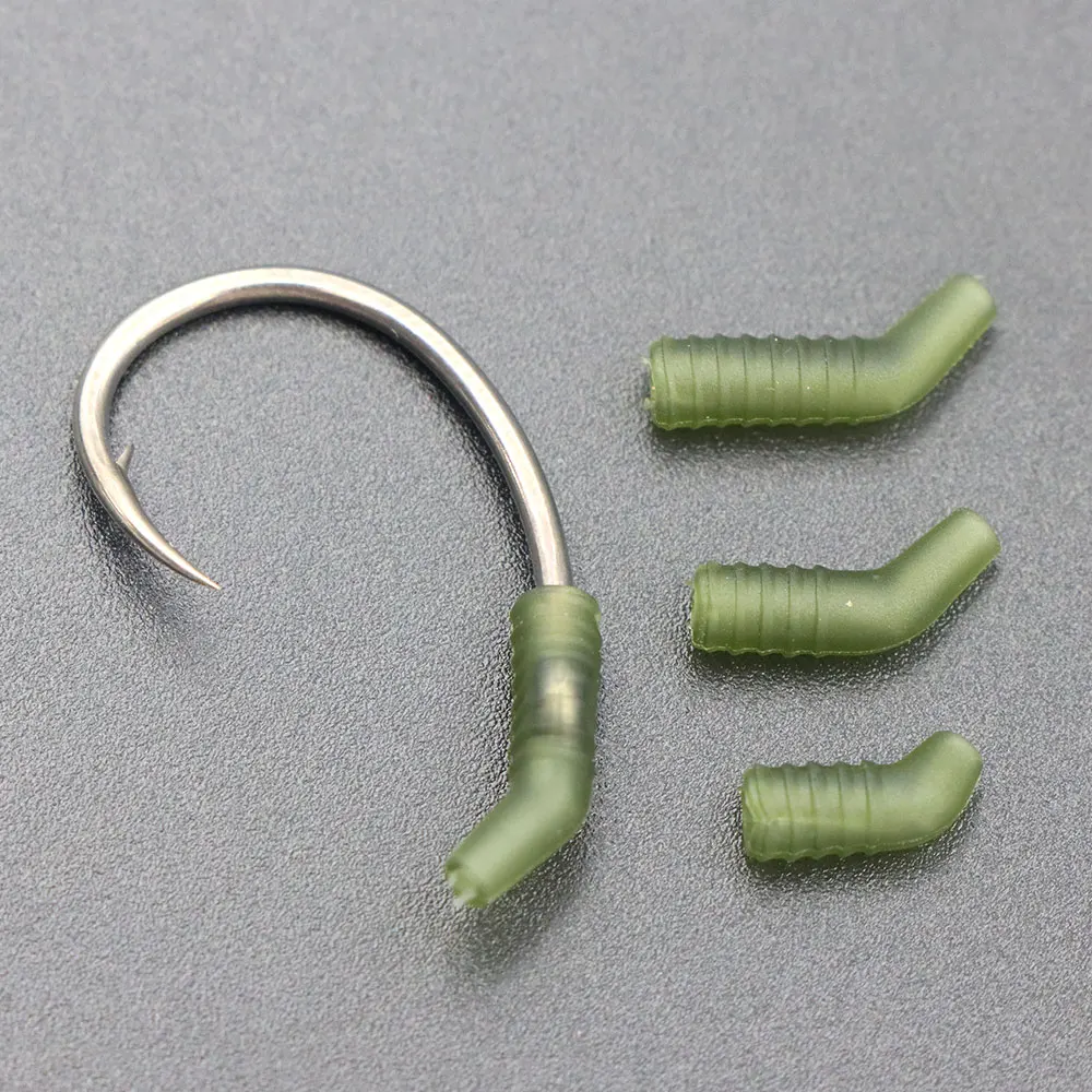 

20pcs Carp Fishing Accessories Fishing Hook Angle D Rig Kickers Hair Carp Rig Hooklink Fishing Line Aligner Terminal Tackle