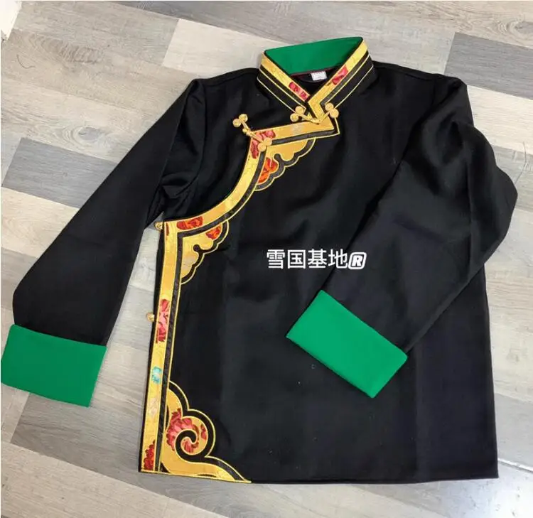 Xizang National Costume Men's Tibetan Robe Shirt