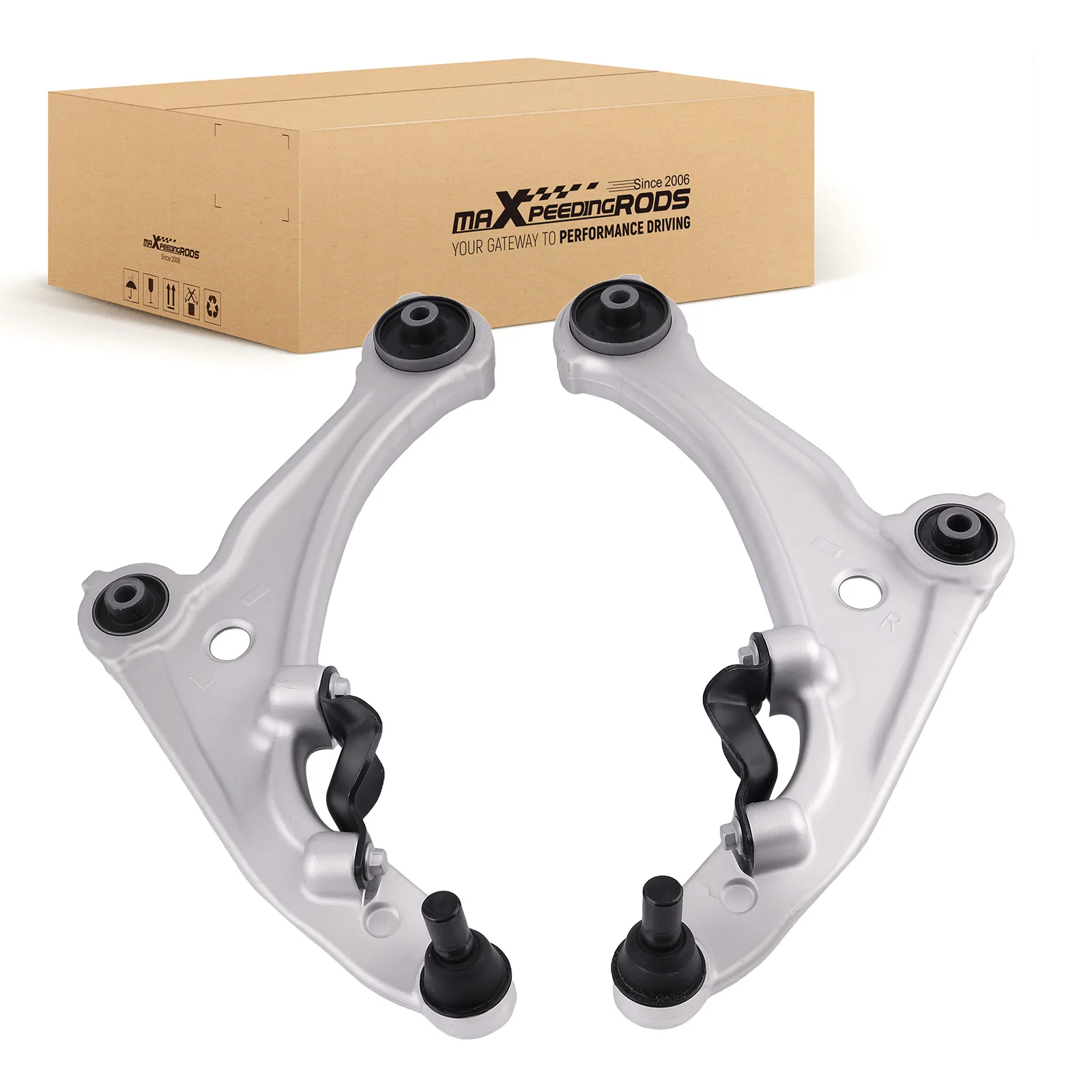 2pcs Front Lower Control Arms With Ball Joint Assembly For Nissan Altima 2007-2012 All Models Excludes Hybrid