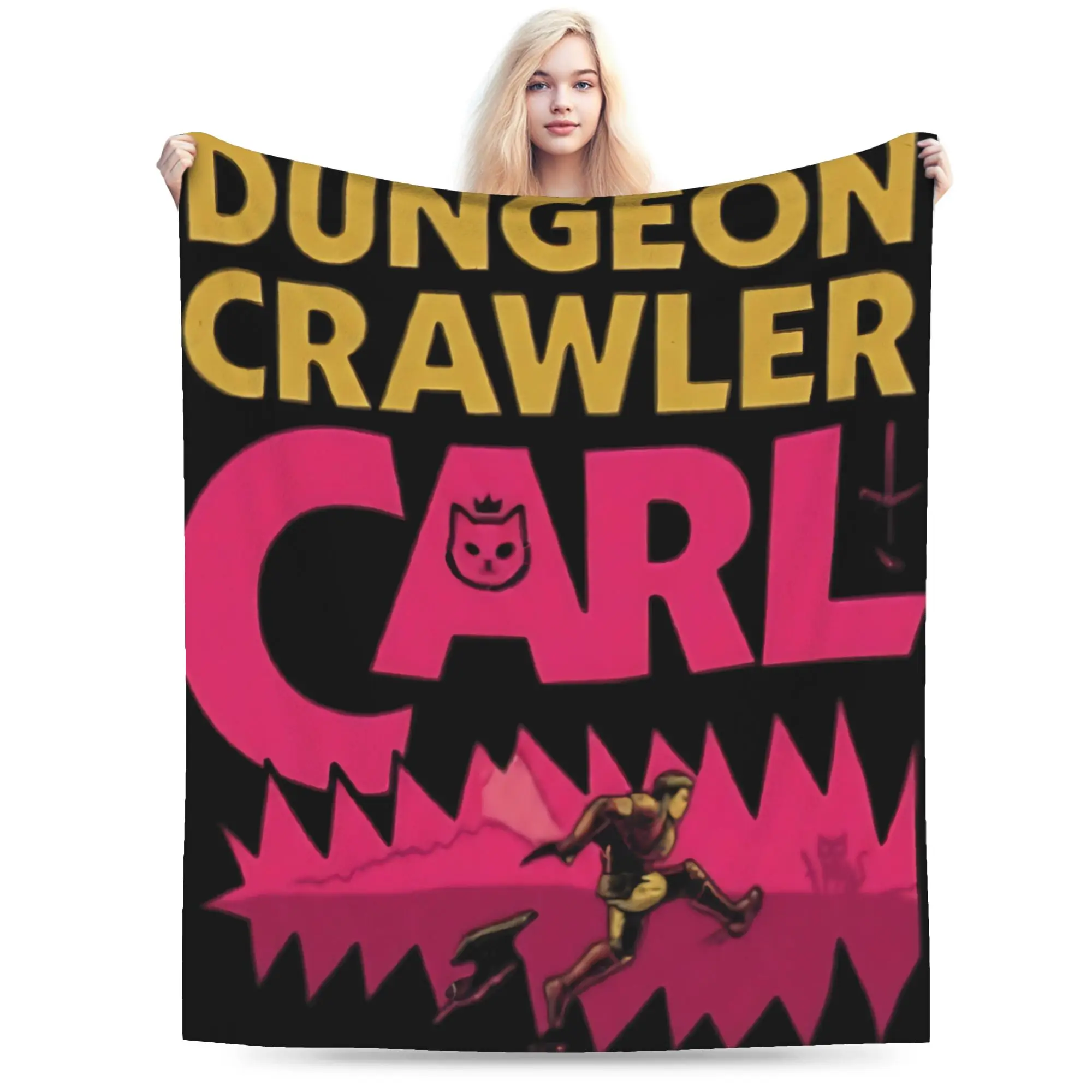 Carl And The Princess Donut and Mongo Dungeon Crawler Carl  Blanket Multiple Sizes Soft and Lightweight  Throw Blankets