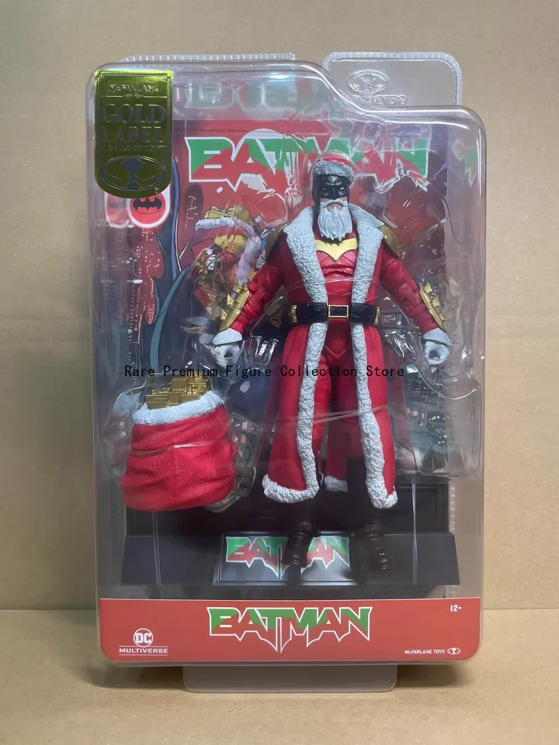 McFarlane Toys DC Multiverse Christmas Batman Red Edition Figura de acción - Nuevo sellado, en stock, artículo real como se imagen