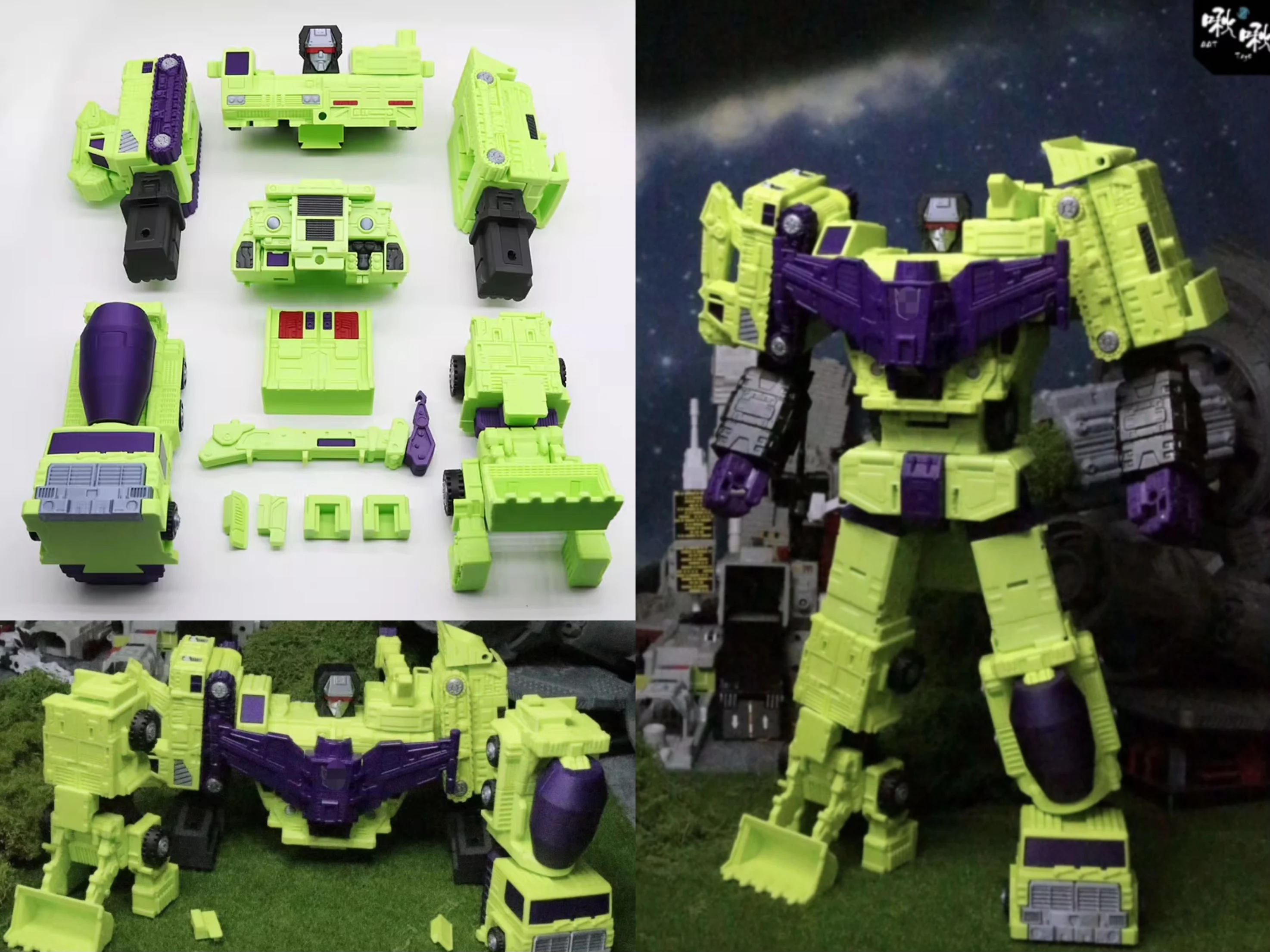 

[30-day production] QQT Transformation SS86 Devastator 3D Printed Upgrade Kit Liberation Accessory Pack Collectible Toy Parts