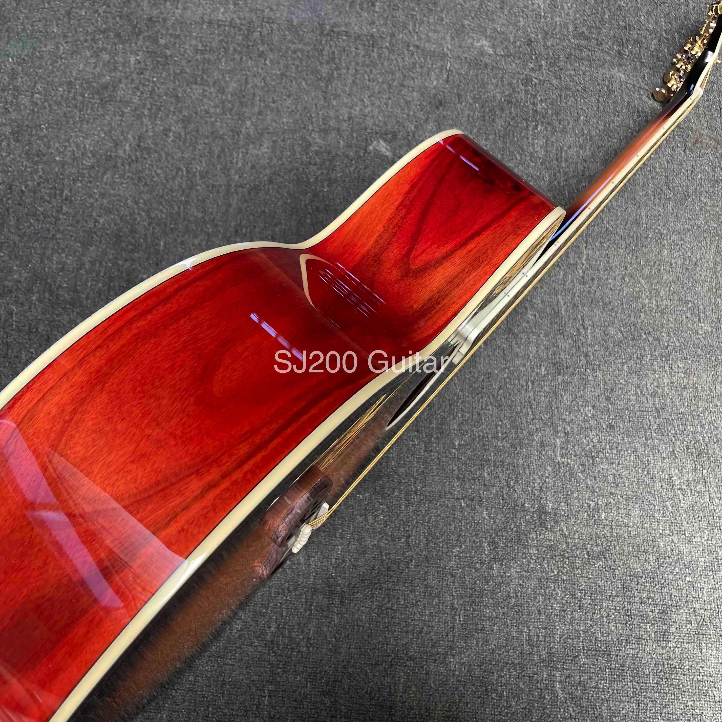 Custom GB SJ-200 Style Cocobolo with Double Pickguard acoustic guitar