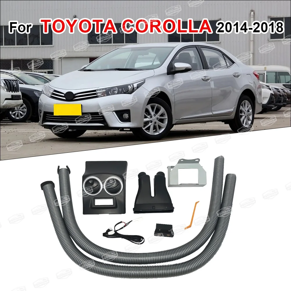 

For TOYOTA Corolla 2014-2018 Rear Air Conditioning Outlet Armrest Box Interior Special Modification