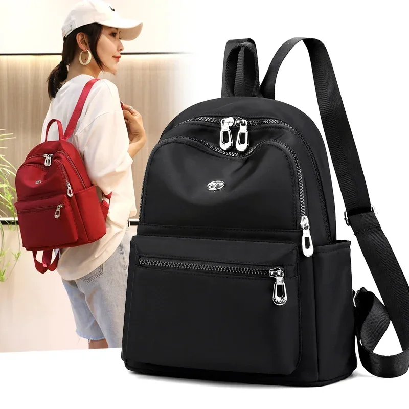 

Travel Women Backpack Casual Waterproof Youth Lady Bag Female Large Capacity Women's Shoulder Bags 2020 Red Rucksack