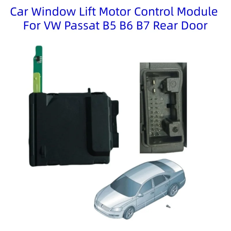 Raamheffermotor-regelmodule voor VW Passat B5 B6 B7 achterdeur Referentienummer 1K0959704AB 1K0959703AB 1K0959794/L 3C0959795