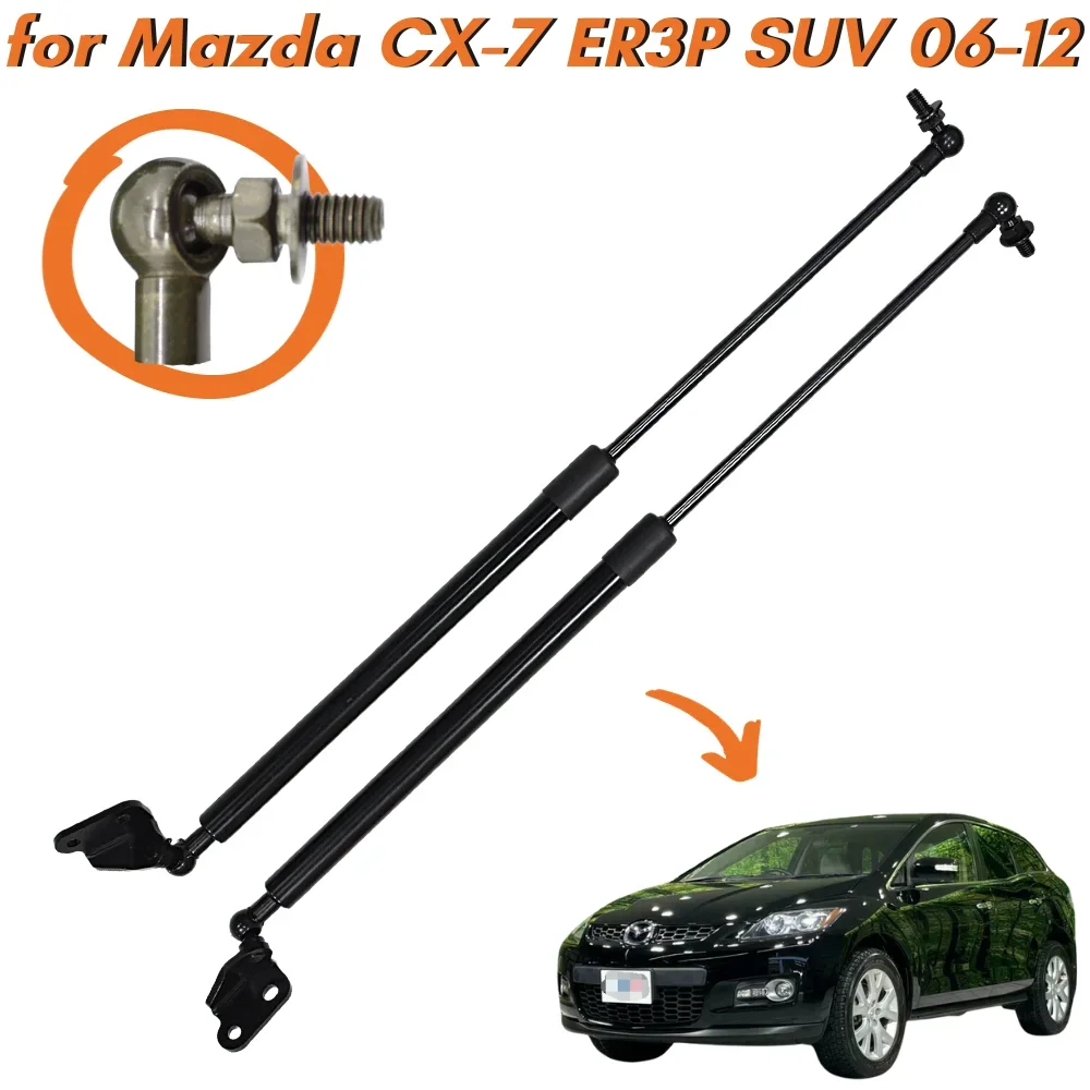 Кол-во (2) багажные стойки для Mazda CX-7 ER3P 5-дверный внедорожник 2006-2012 задний багажник, газовые пружины, подъемник, поддержка ударов