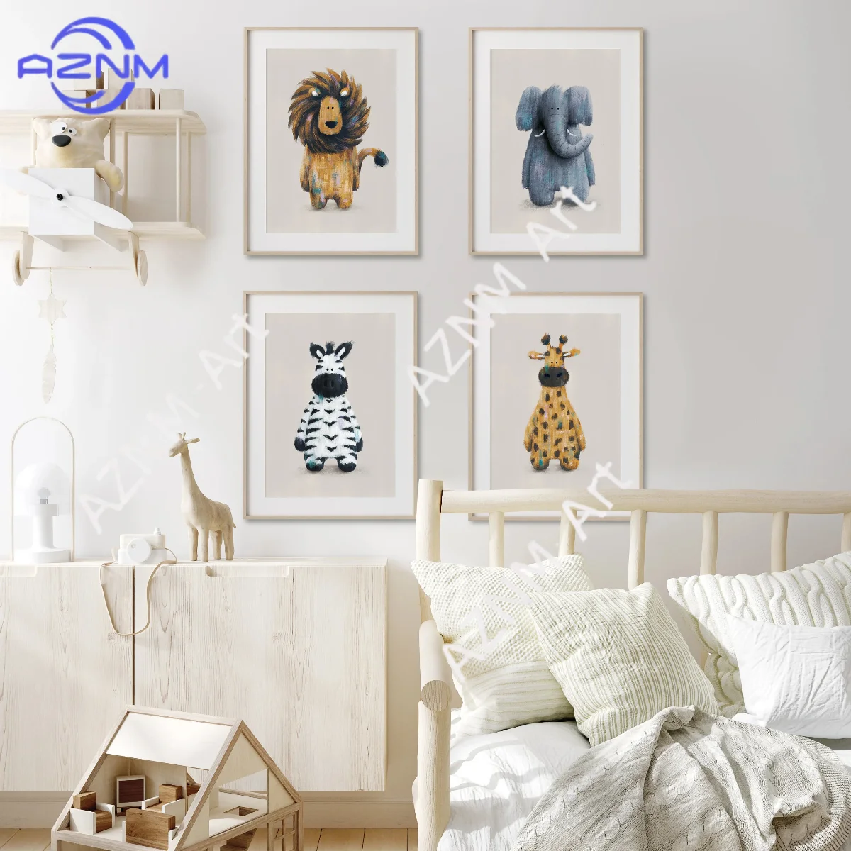 1/4Pcs Safari Frien…